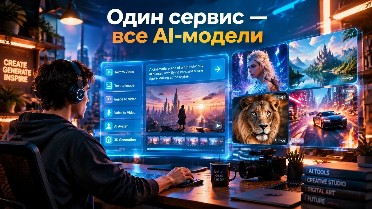 Вы когда-нибудь мечтали создать видео или иллюстрацию по одному описанию? Без монтажа, сложных программ и часов - изображение