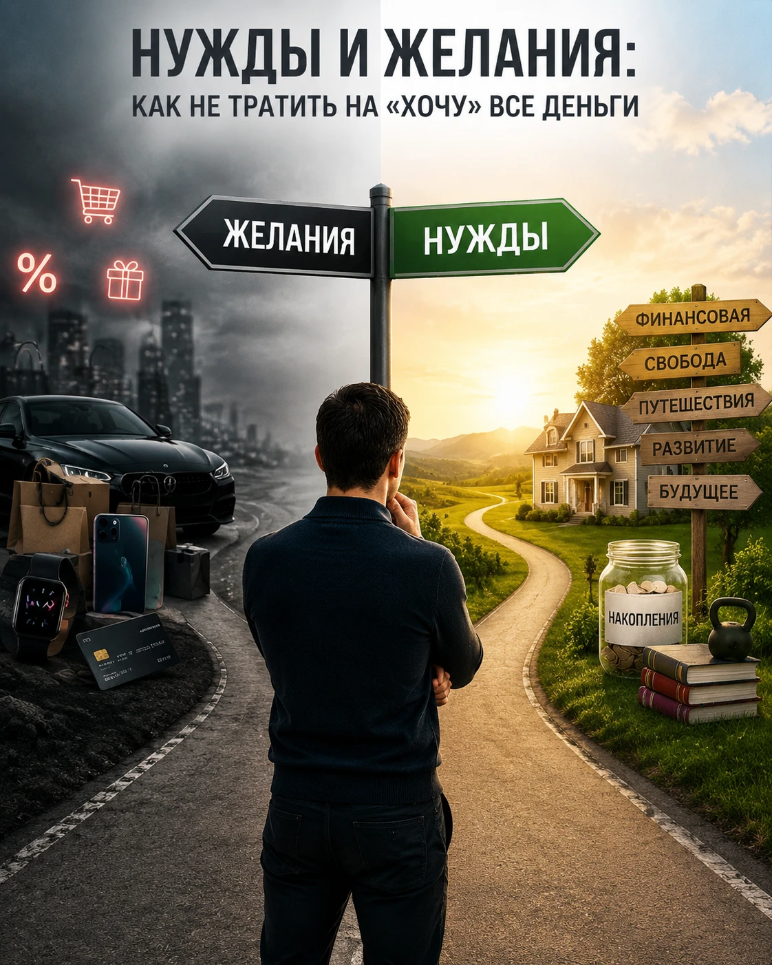 Нужды и желания: как не тратить на «хочу» все деньги Многие люди замечают, что деньги исчезают слишком быстро, - изображение