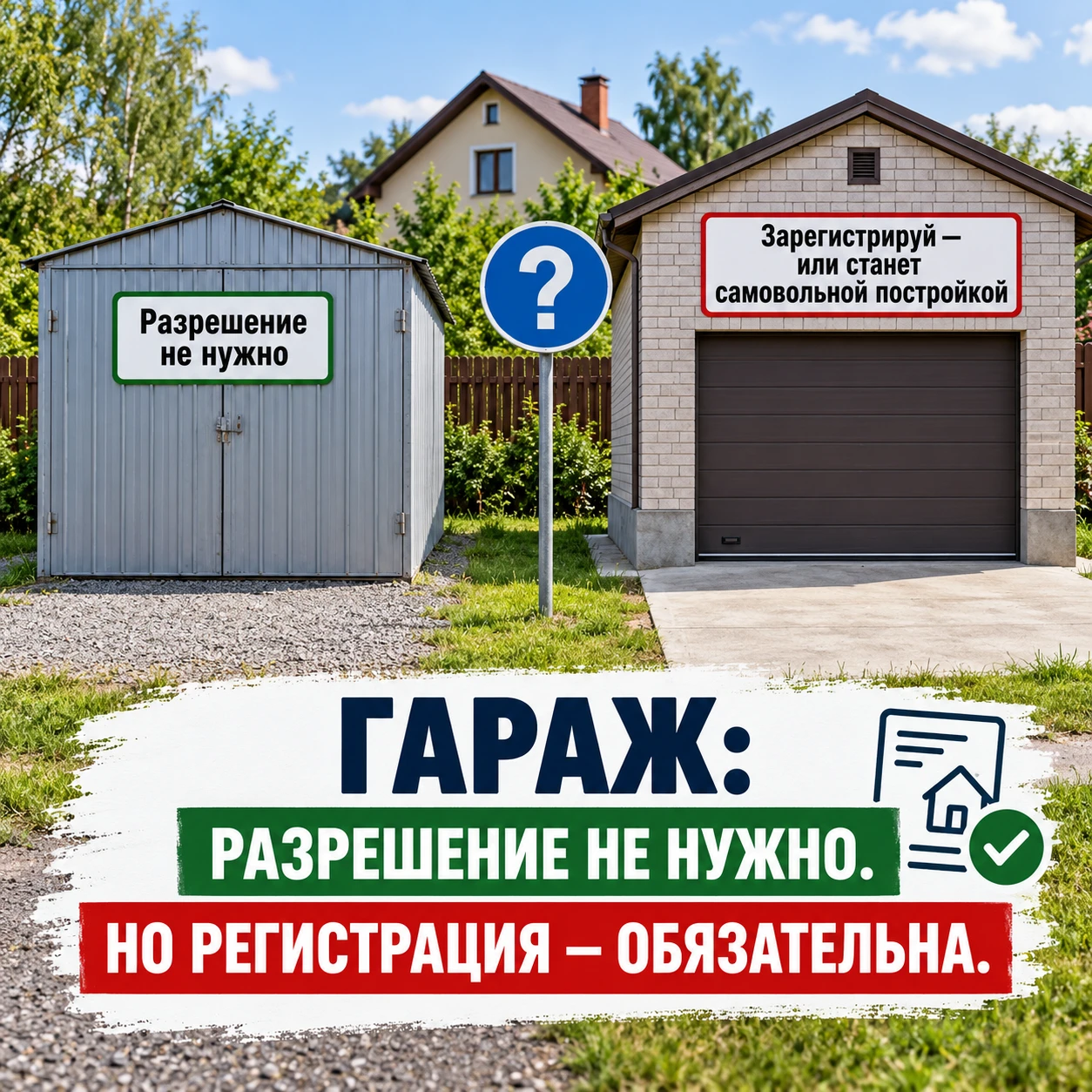 #гараж #недвижимость #ИЖС #СНТ #гаражнаяамнистия #регистрациянедвижимости #Росреестр #самовольнаяпостройка #2026 - изображение