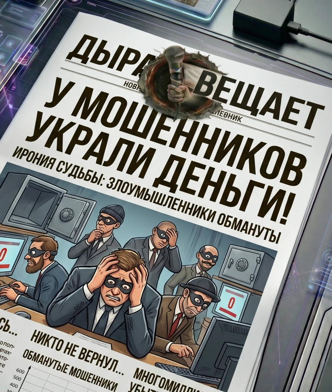 ⚡️ В Санкт-Петербурге задержали двух мужчин, которые ограбили курьера мошенников. Сюжет, достойный отдельной - изображение