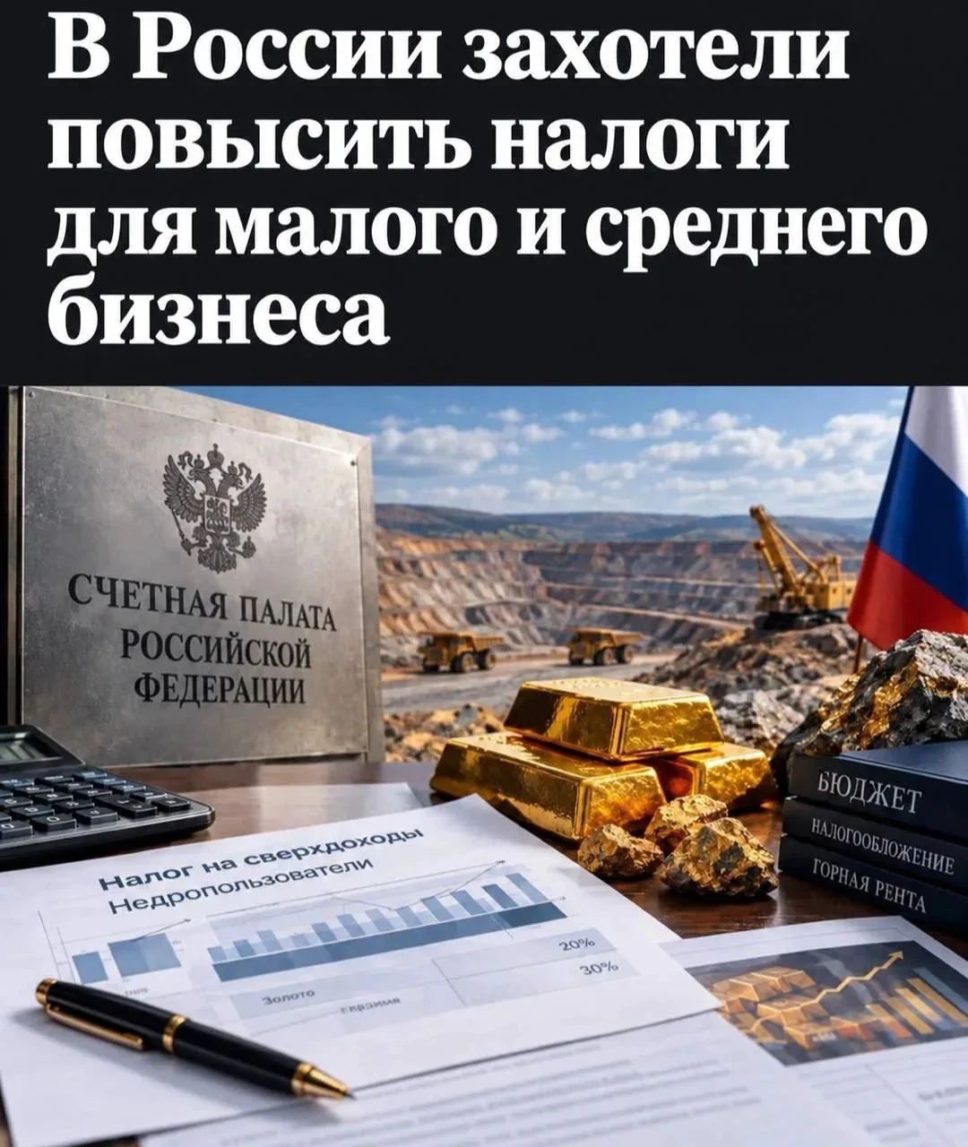 Ещё сильнее повысить налоги для бизнеса предложили в России. При этом крупному бизнесу предлагают налоговые - изображение