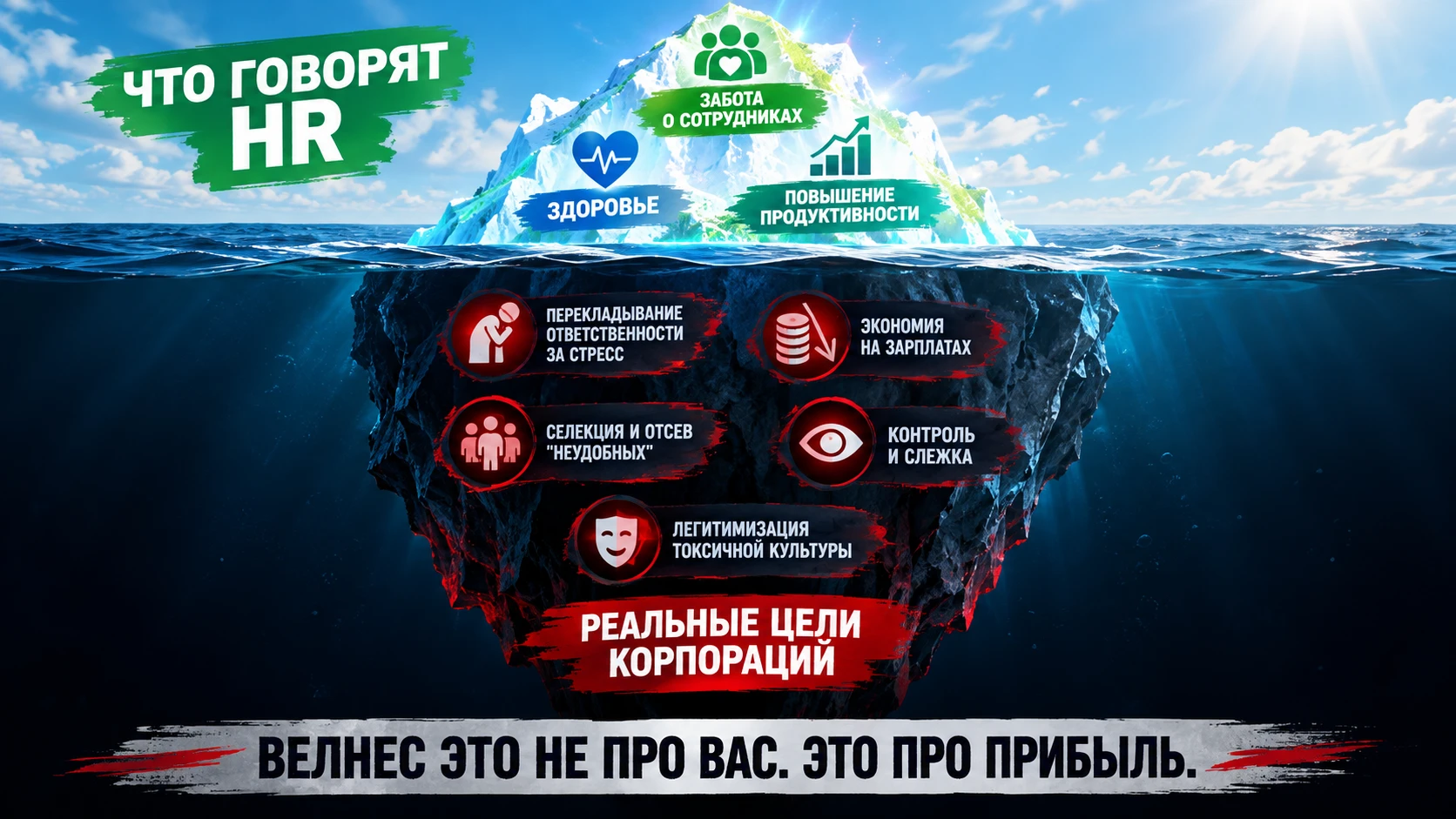 Спросите своего HR-директора: «Зачем вы внедрили эту велнес-программу?», он начнет путаться. Расскажет вам про - изображение