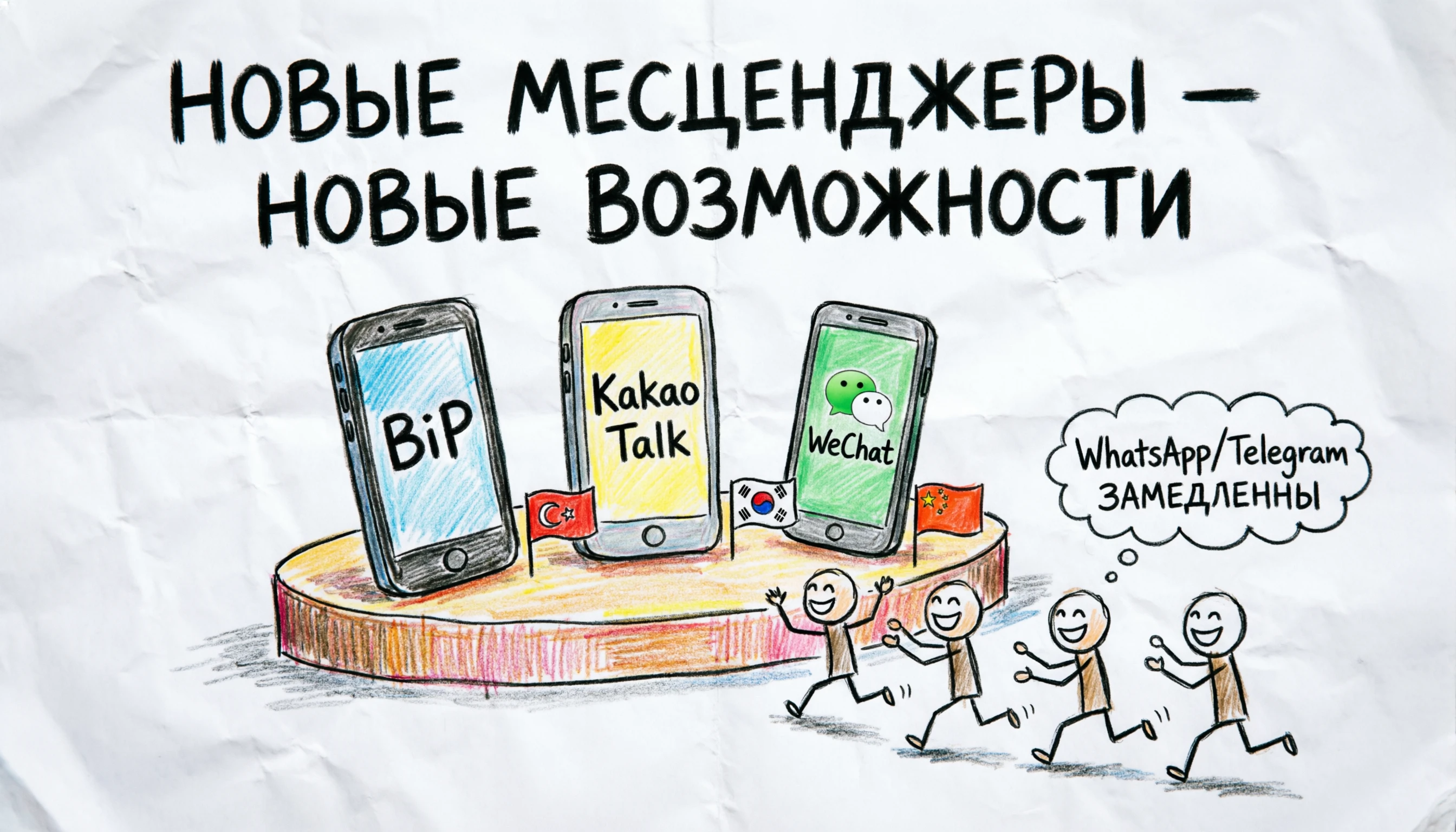 👋 Друзья, привет! Помните, я рассказывал про замедление Telegram и WhatsApp в России? Теперь у этой истории - изображение