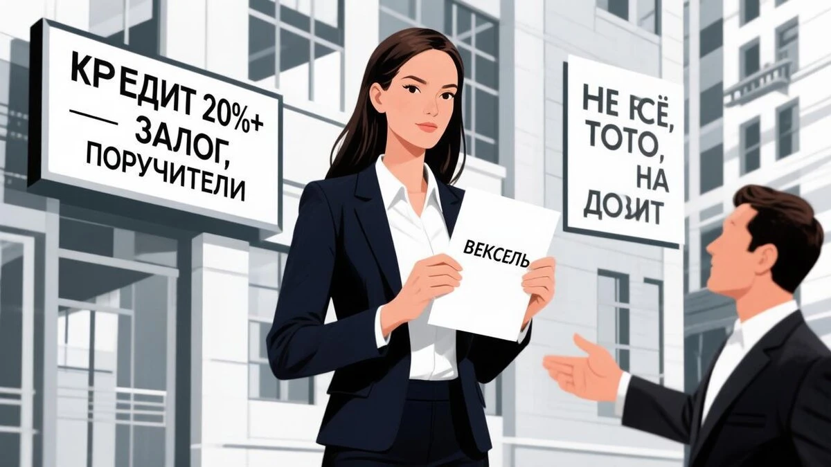 Банк отказал в кредите. Партнёр согласился дать деньги под вексель. В прошлой статье мы разбирали, почему - изображение