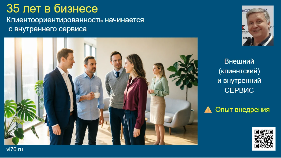 Знаете, в деловой среде слово «сервис» почти всегда тянет за собой шлейф из процессов, регламентов, скорости - изображение