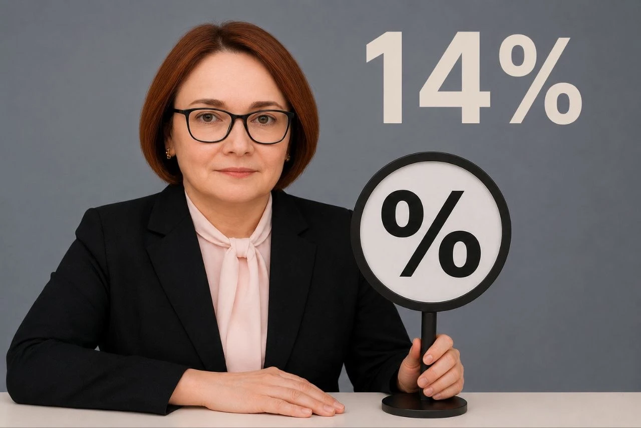 ⚡️ ЦБ сохранил ставку 14%. Пауза в снижении, но не разворот 🔷️ Инфляция снова ухудшила картину В июле текущий - изображение