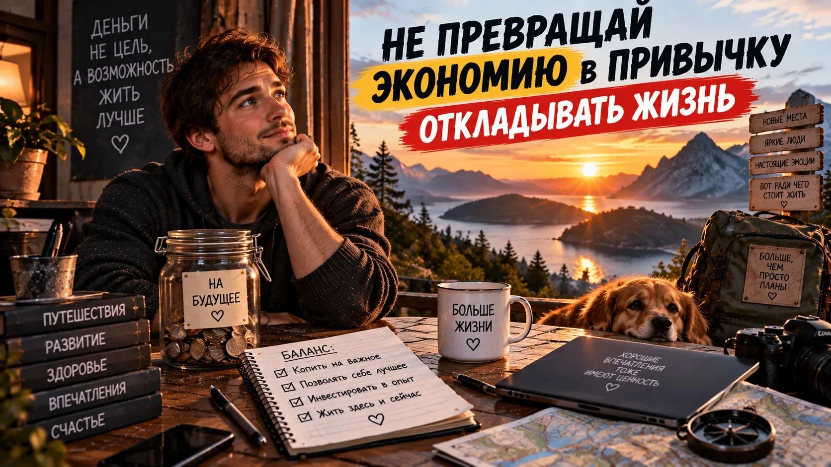 Не превращай экономию в привычку откладывать жизнь Разумно обращаться с деньгами — полезно. Но иногда желание - изображение
