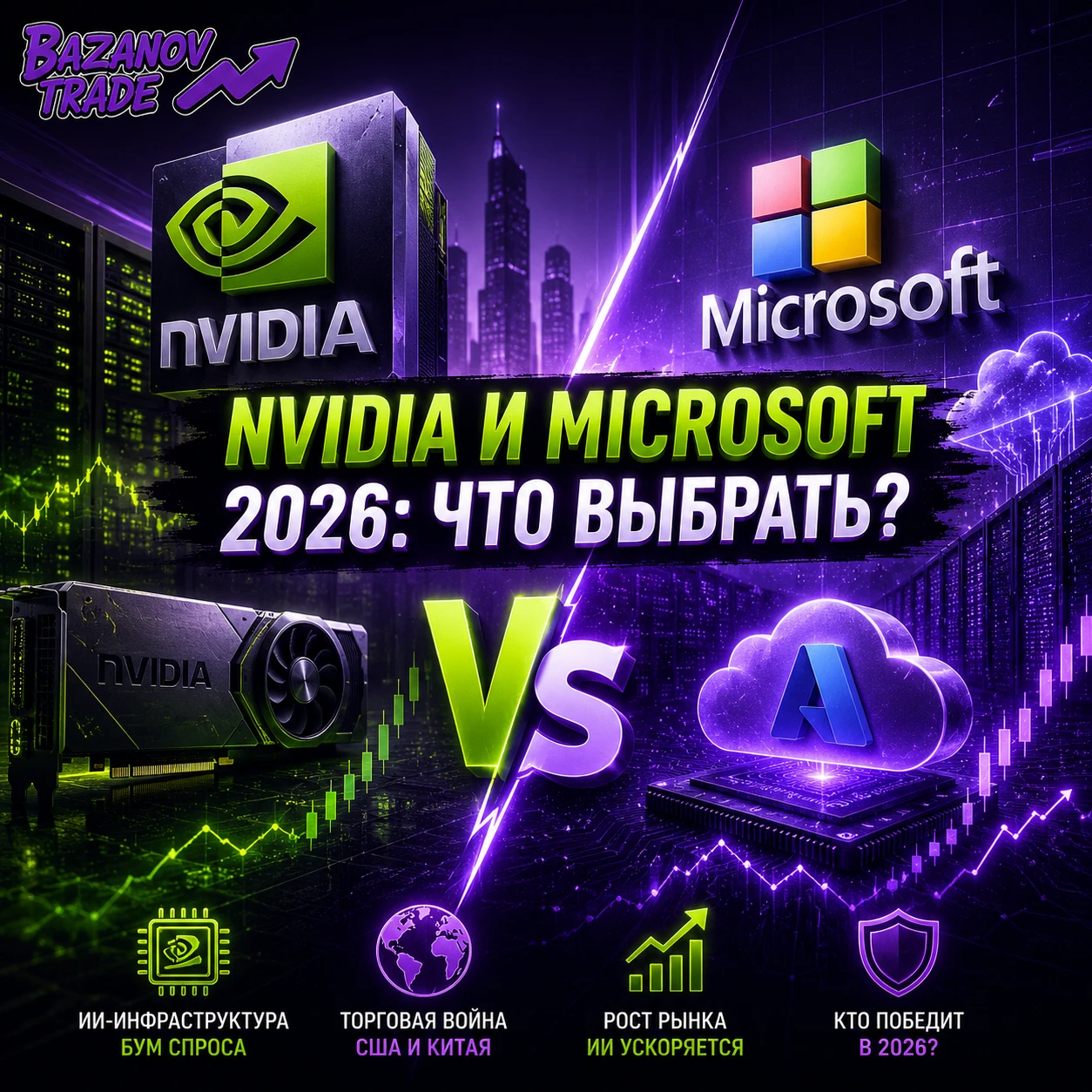 ИИ-бум в акциях $NVDA и $MSFT пока не заканчивается, несмотря на жесткие ограничения между США и Китаем. Более - изображение