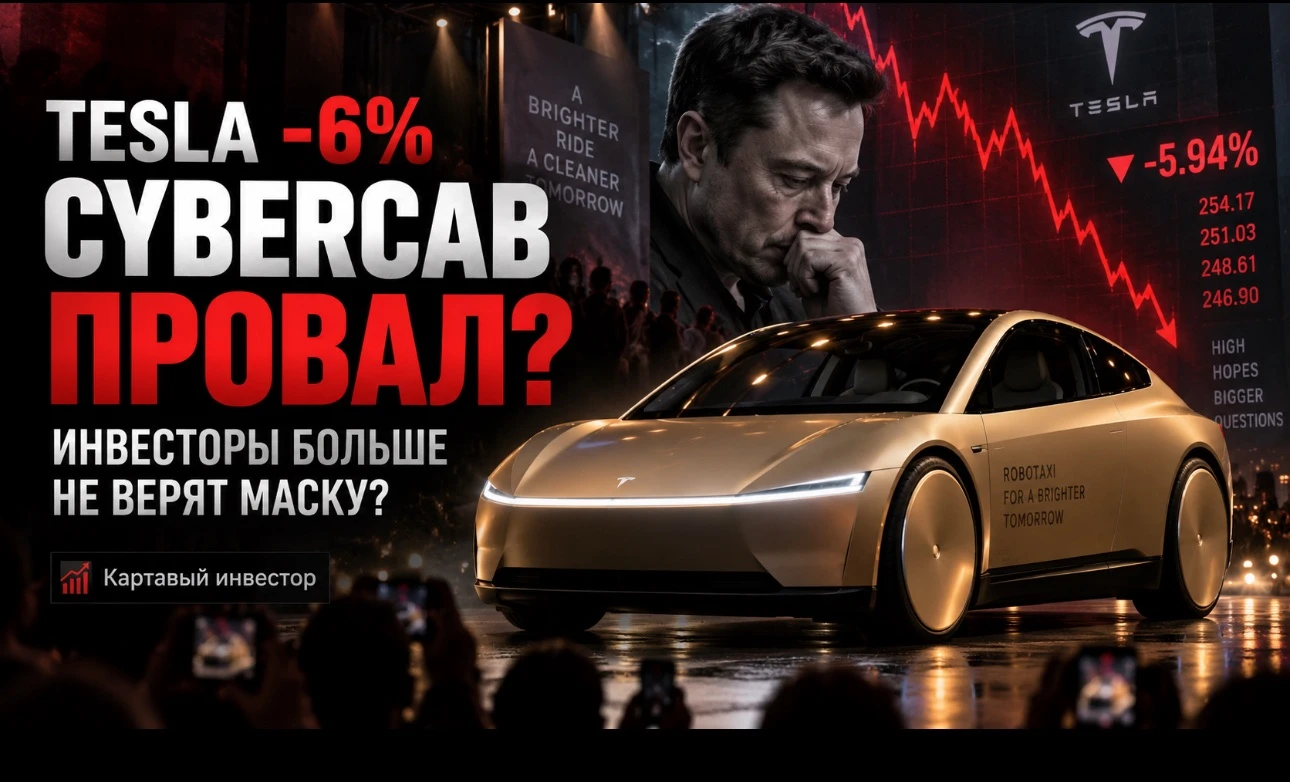 Cybercab должен стать одним из главных продуктов Tesla. ​ $TSLA Автомобиль без руля. Без педалей. Без - изображение