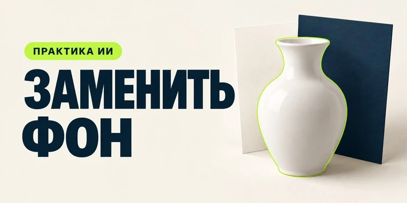 Заменить фон у настольной лампы можно так, что товар останется прежним, а стол под ним станет спокойнее. - изображение