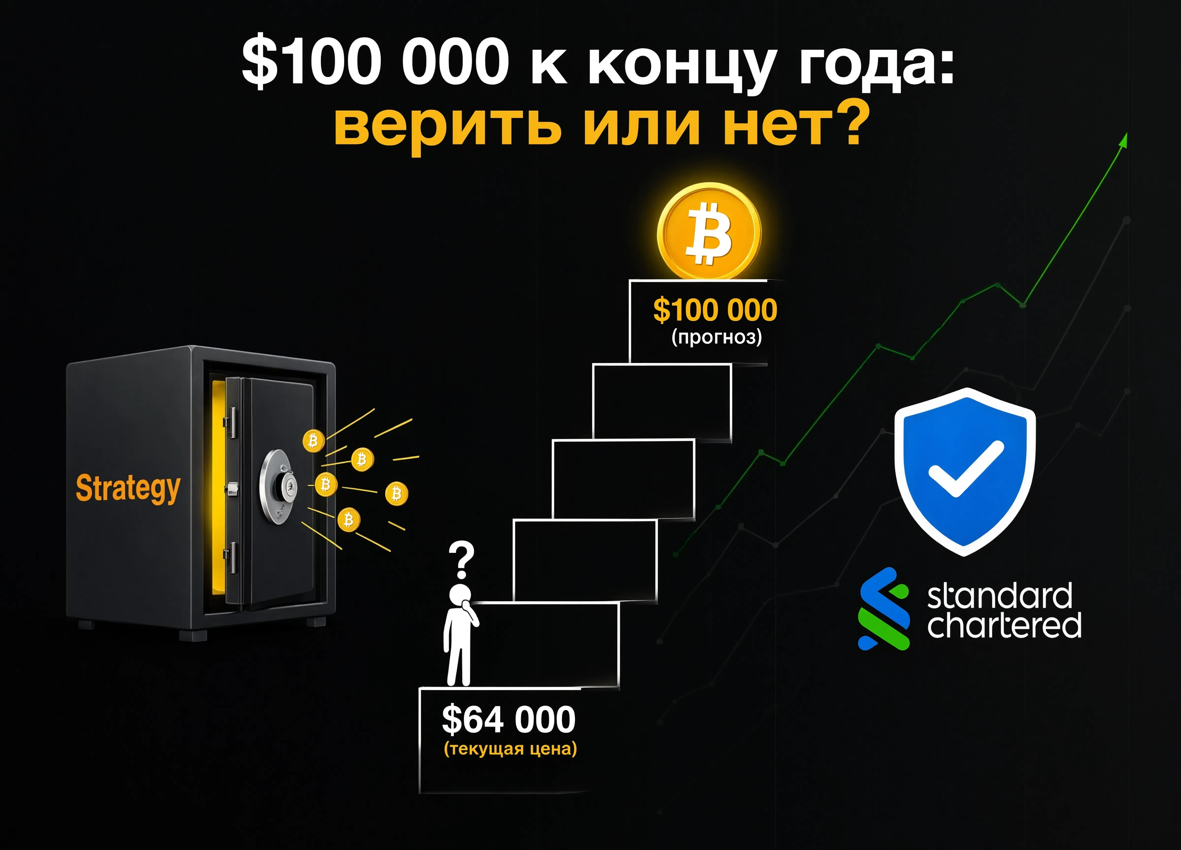 Пока все паникуют из‑за продаж Strategy, аналитики банка спокойно держат прогноз: биткоин дойдёт до $100 тыс. - изображение