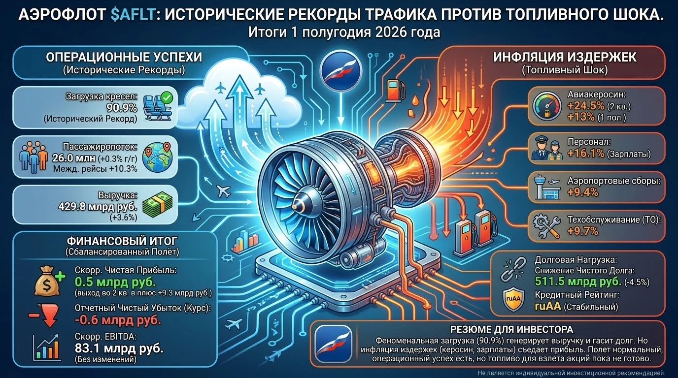 #AFLT #Аэрофлот #Отчетность #Акции #Инвестиции #ОбзорРынка #МСФО #Биржа ​✈️ "Аэрофлот" $AFLT - Исторические - изображение