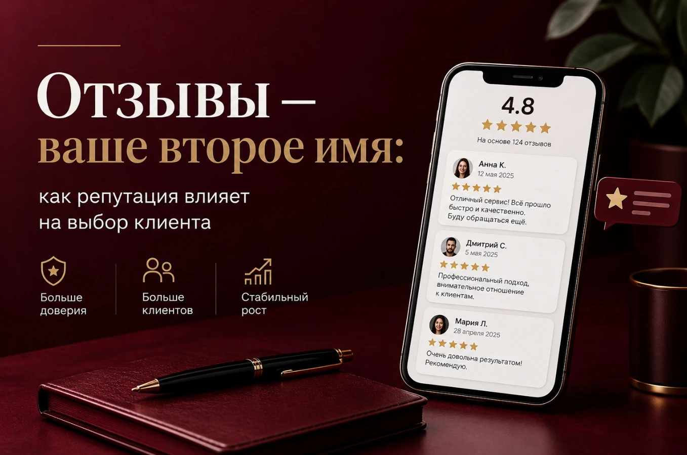 Есть информация о компании, которую контролирует сам бизнес: название, описание, фотографии, услуги, цены, режим - изображение