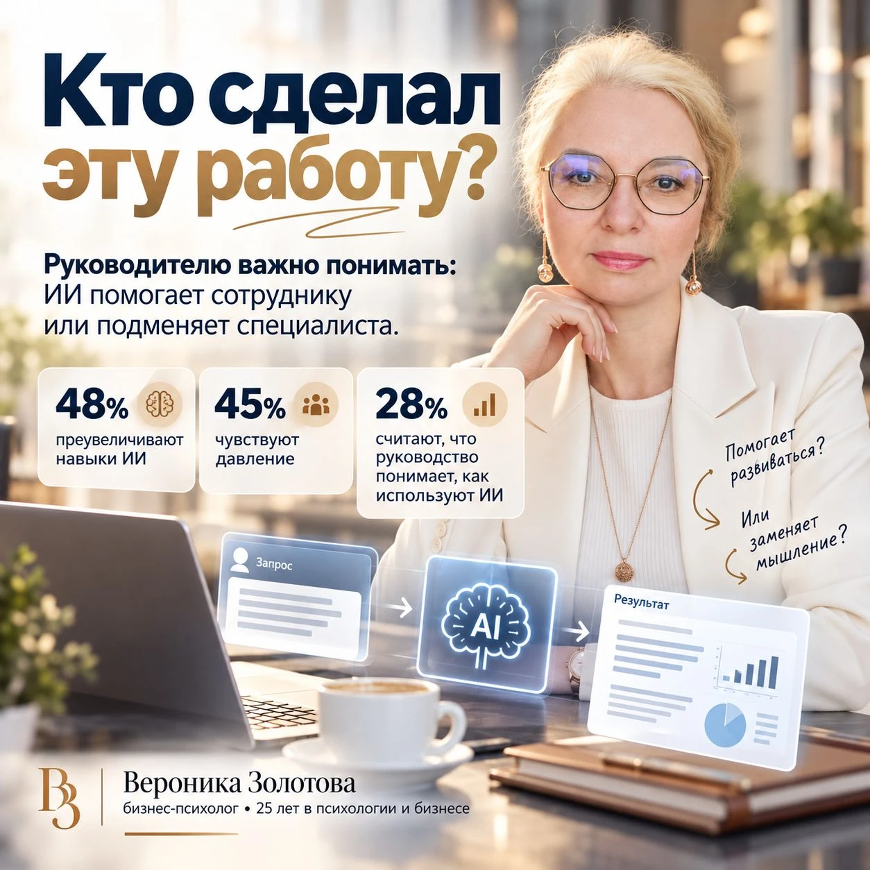 Немного цифр в ленту. В новом исследовании Visier среди 1000 работающих американцев 48% признались, что - изображение