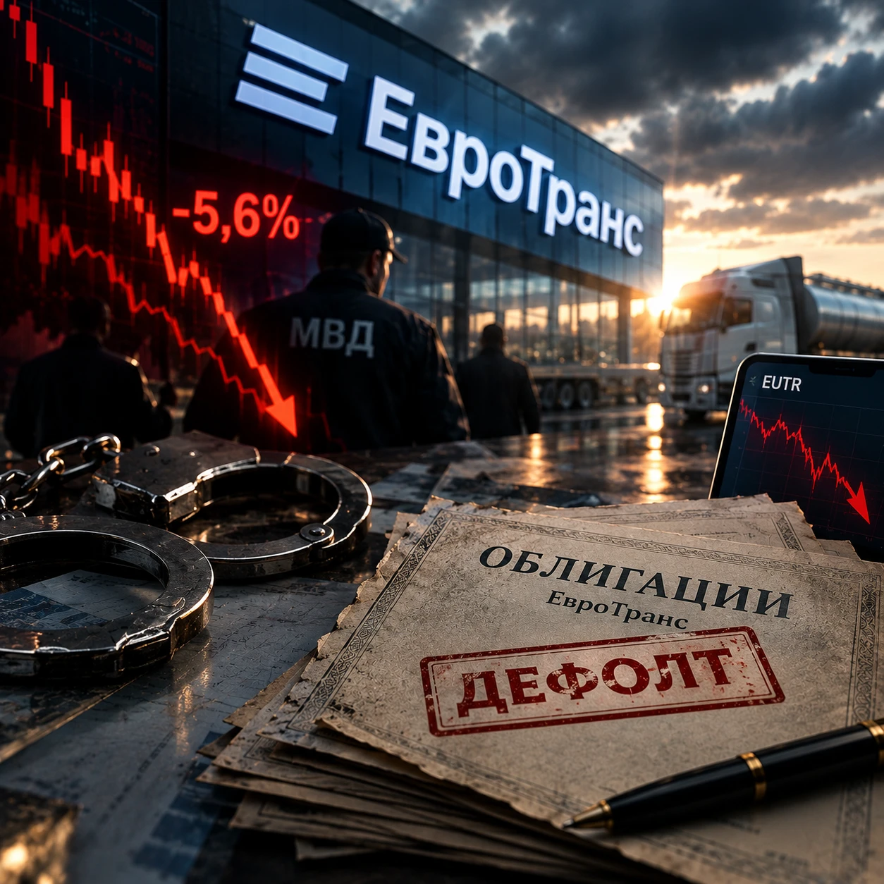 Ситуация вокруг ПАО «ЕвроТранс» $EUTR развивается по наихудшему сценарию. Компания допустила полноценный дефолт - изображение