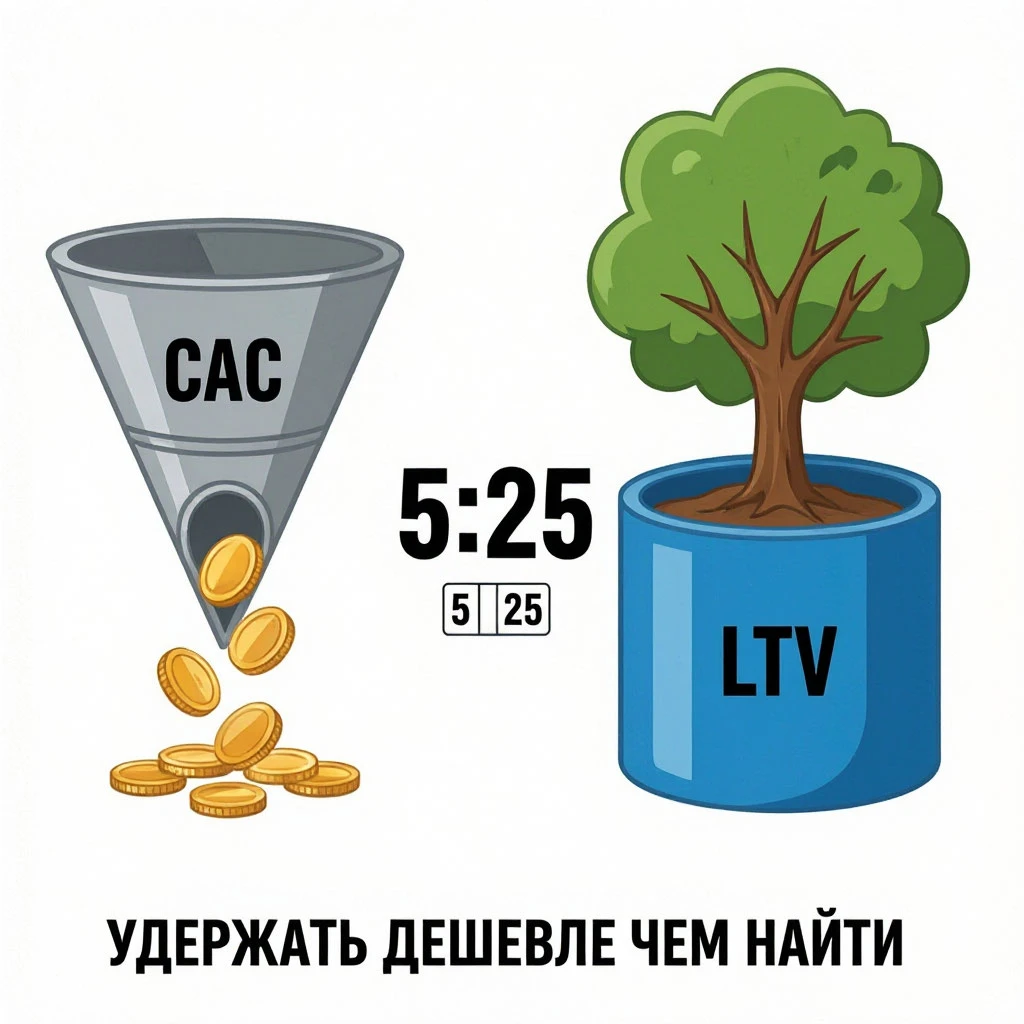 Что дороже: привлекать или удерживать? По данным партнёров платформы Polis.online, привлечение нового клиента - изображение