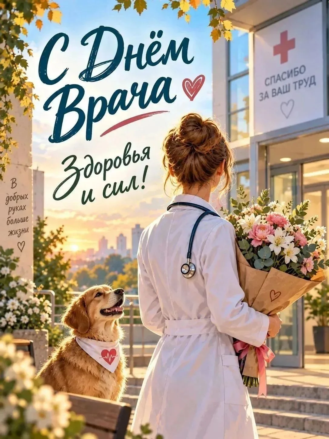 С Международным днем врача! 🩺❤️Сегодня удивительный день, когда совпали сразу два важнейших праздника — День - изображение