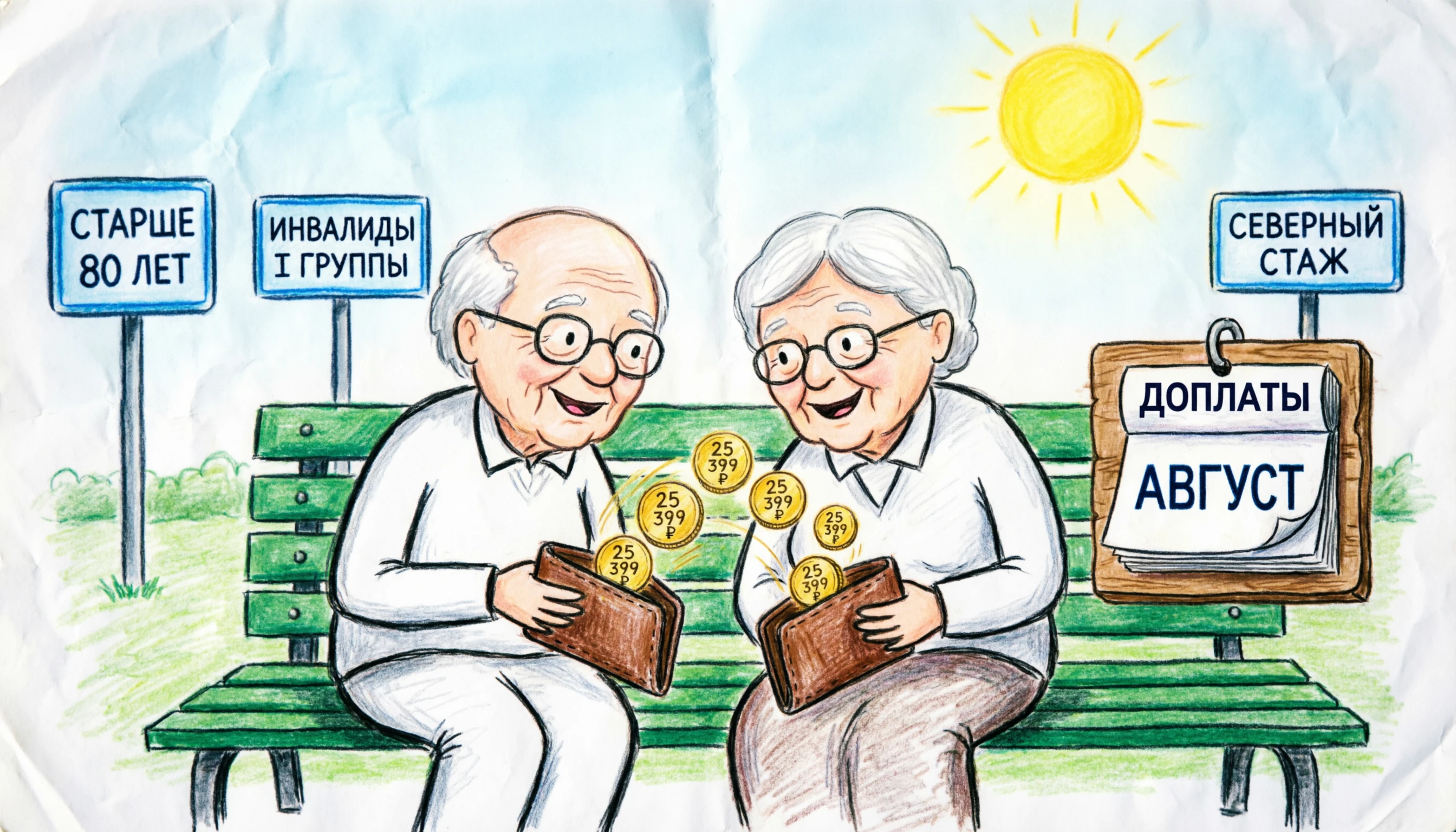 Кому добавят пенсии с августа Социальный фонд России опубликовал свежие данные о среднем размере пенсии. С мая - изображение
