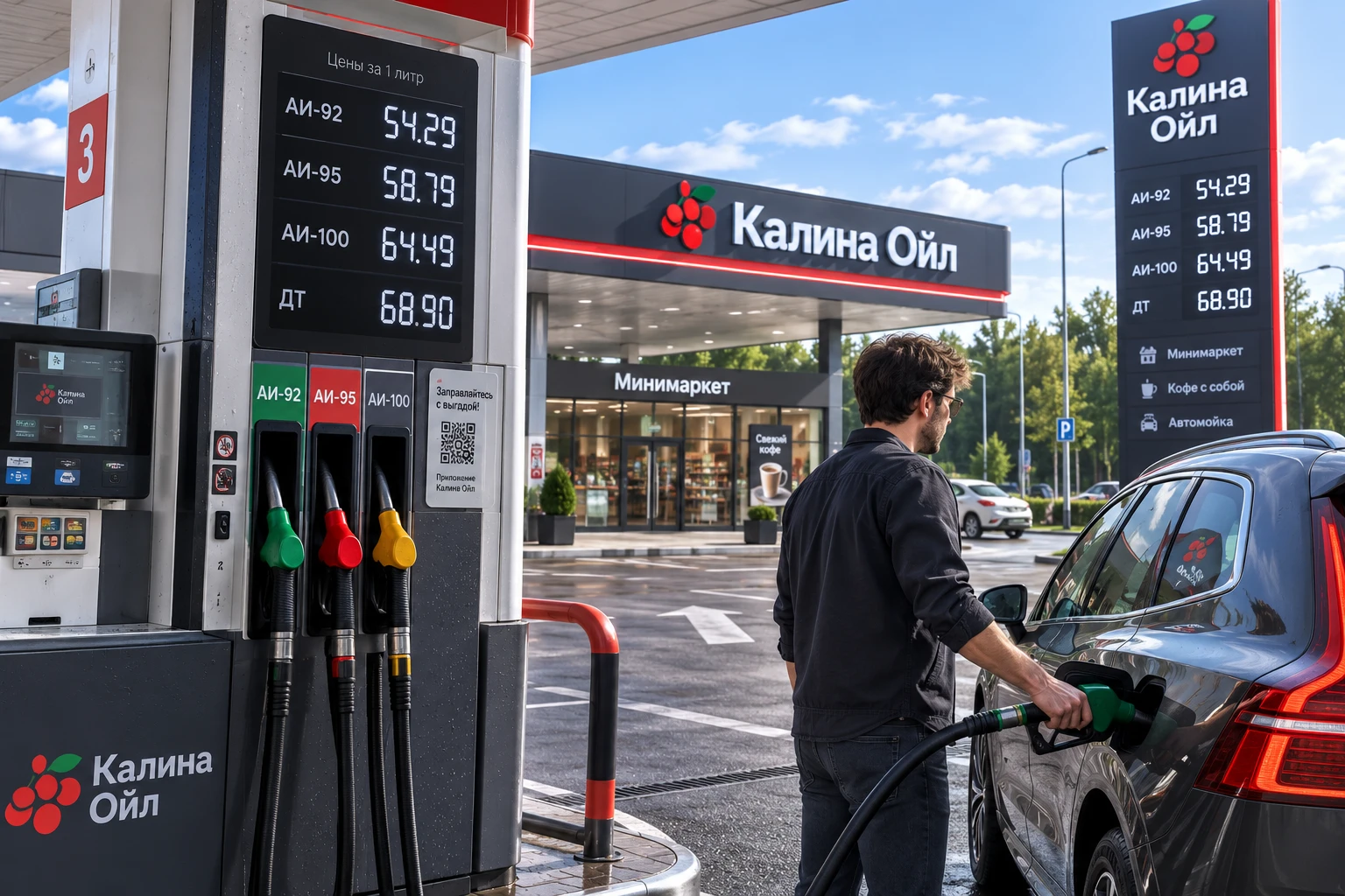 🚘 Водители всё чаще интересуются, какая ситуация с топливом на заправках «Калина Ойл». Тут важно держать руку - изображение