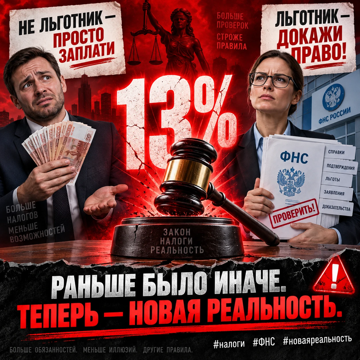 #налоги #ФНС #НДФЛ #льготы #новаяреальность #риски #штрафы #некакраньше#базар📌 Запомни раз и навсегда: При - изображение