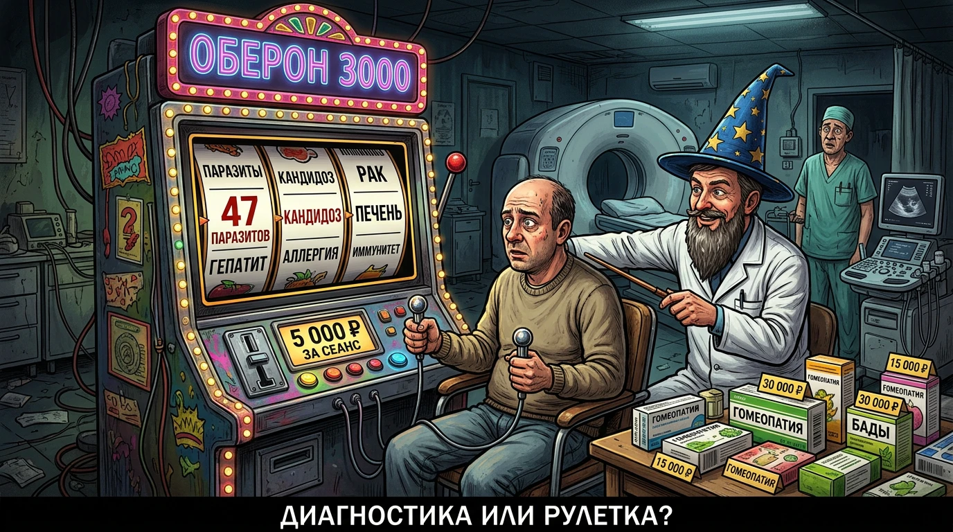 Сегодня о классике "разводилова", друзья. Я уж думал, что биорезонанс умер в 90-е, но он жив до сих пор и - изображение