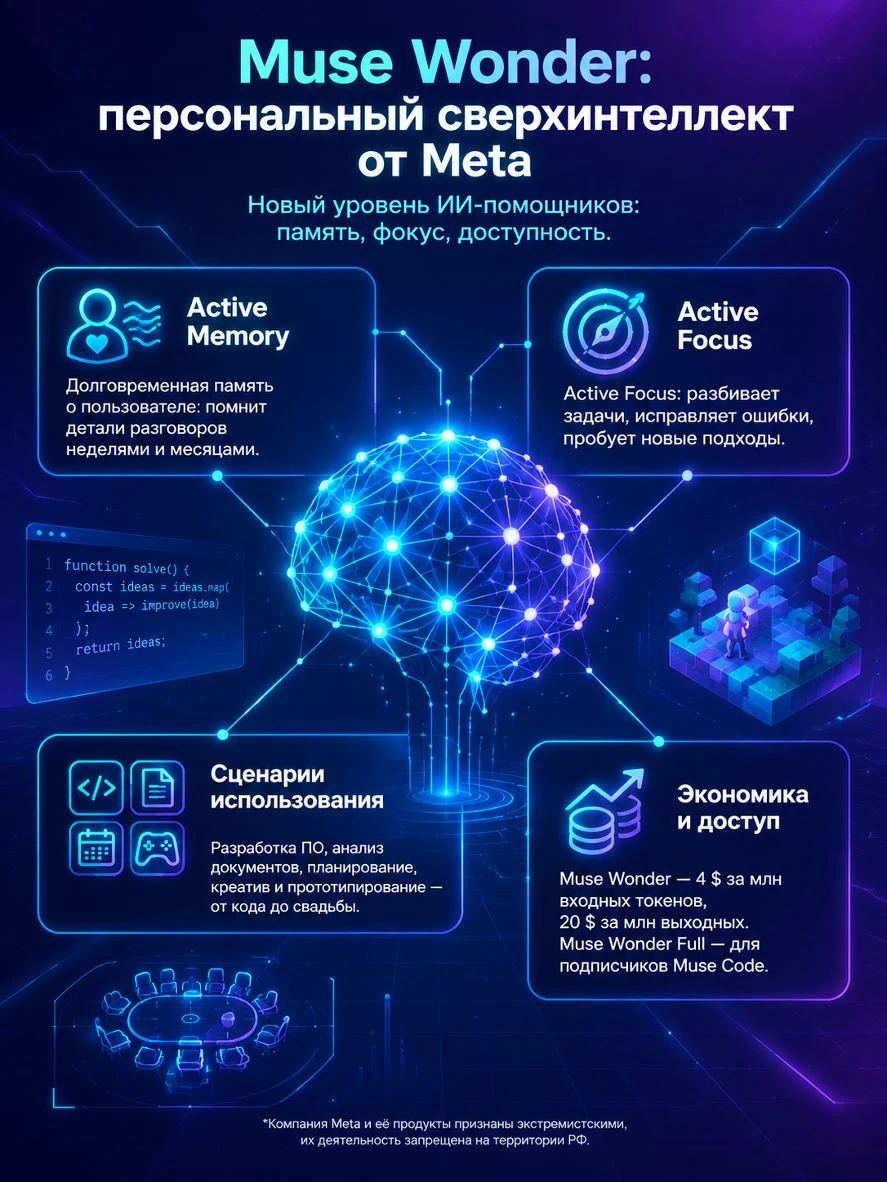 Марк Цукерберг снова бросает вызов OpenAI: Meta делает ставку на персональный сверхинтеллект Meta представила - изображение