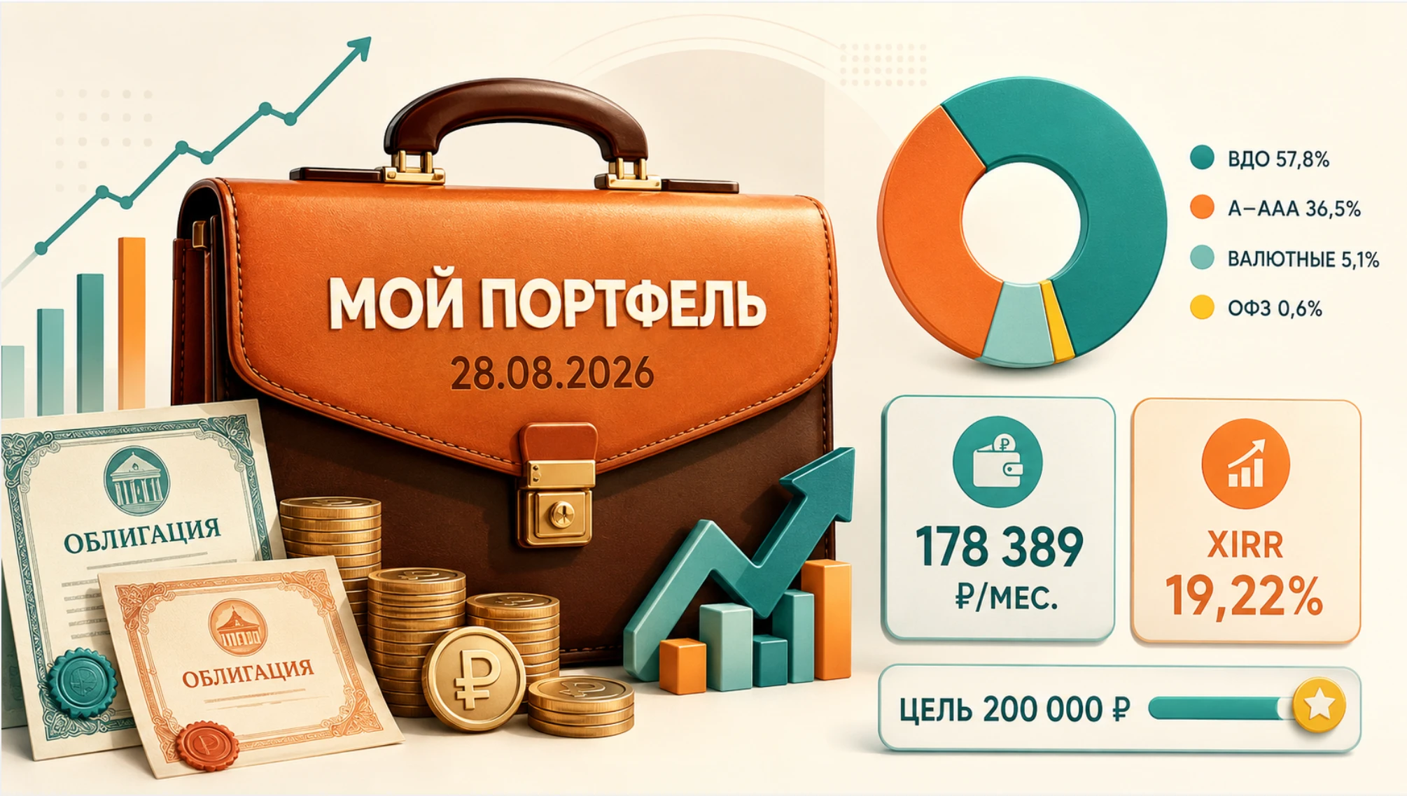 В ожидании ставки ЦБ я продолжаю покупать фооатеры от надежных эмитентов. Флоатеры позволяют диверсифицировать - изображение