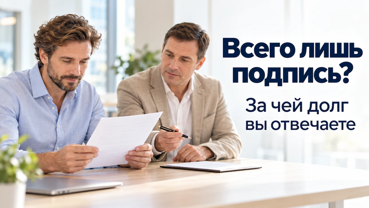 «Там только подпись. Плачу я, тебя никто не тронет». Знакомый уже договорился с банком и предлагает заехать - изображение