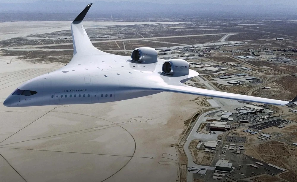 В пустыне Мохаве стартап JetZero строит экспериментальный самолёт с интегрированным крылом — формой, которая - изображение