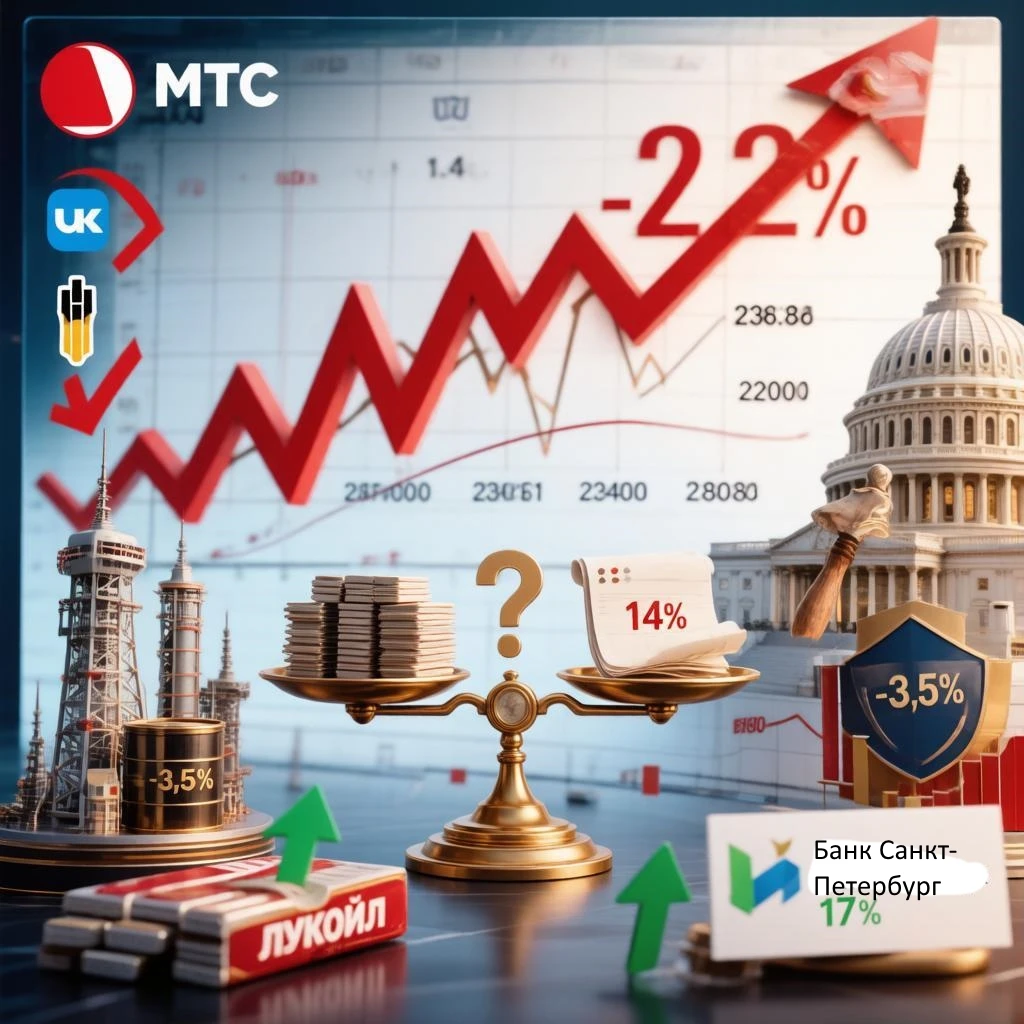 #Базарразбор 16 сентября 2026 года индекс МосБиржи откатился ниже 2300 пунктов и закрылся на 2284,84 пункта - изображение