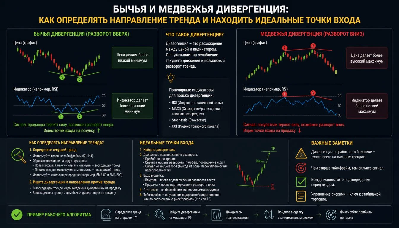 Приветствую всех участников Finbazar. На форуме часто спорят о дивергенциях. Одни считают их панацеей, другие — - изображение
