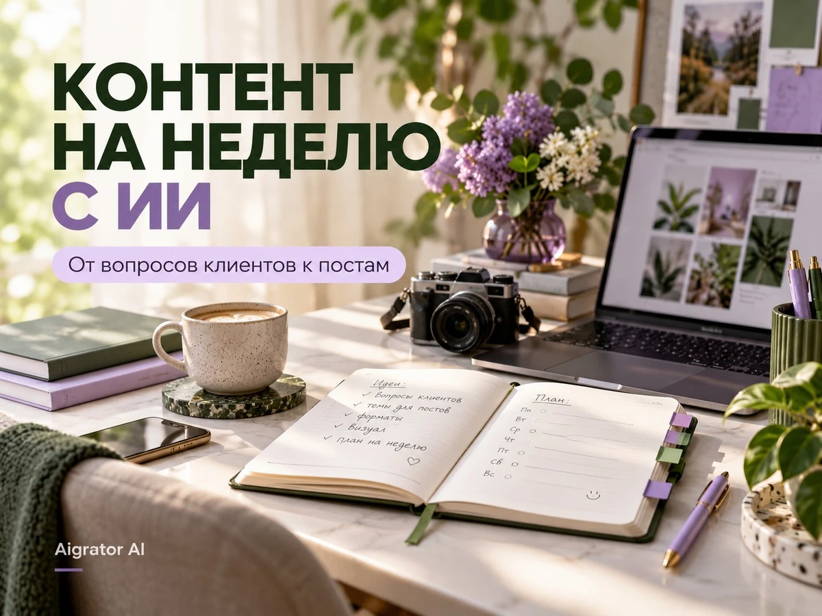 Когда каждый день нужно «придумать что-нибудь интересное», контент быстро превращается в набор одинаковых - изображение