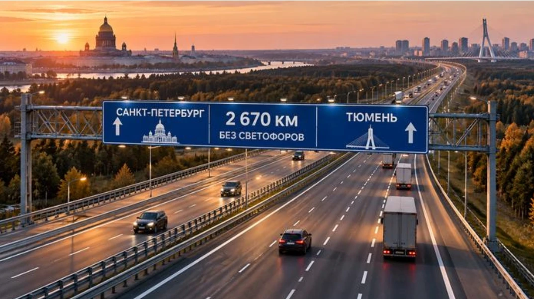 #М12Восток #СкоростнаяТрасса #ПетербургТюмень #ИнвестицииВРоссии #Автобан #Инфраструктура #Автодор - изображение