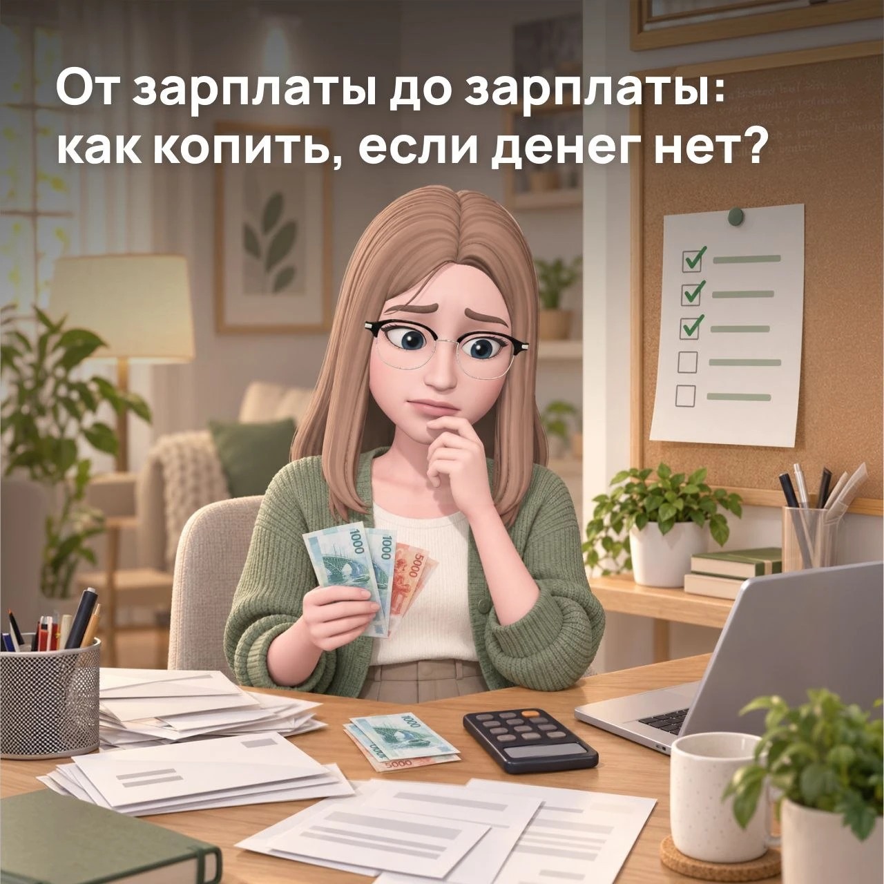 💸 Что делать, если вся зарплата уходит в расходы, а копить хочется? Пост о том, как копить, если денег совсем - изображение