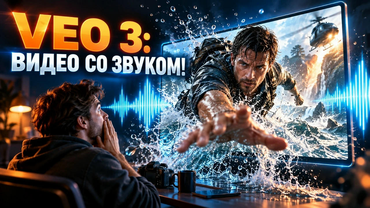 Veo 3 — это нейросеть от Google, предназначенная для создания видео по текстовому описанию и изображениям. Её - изображение