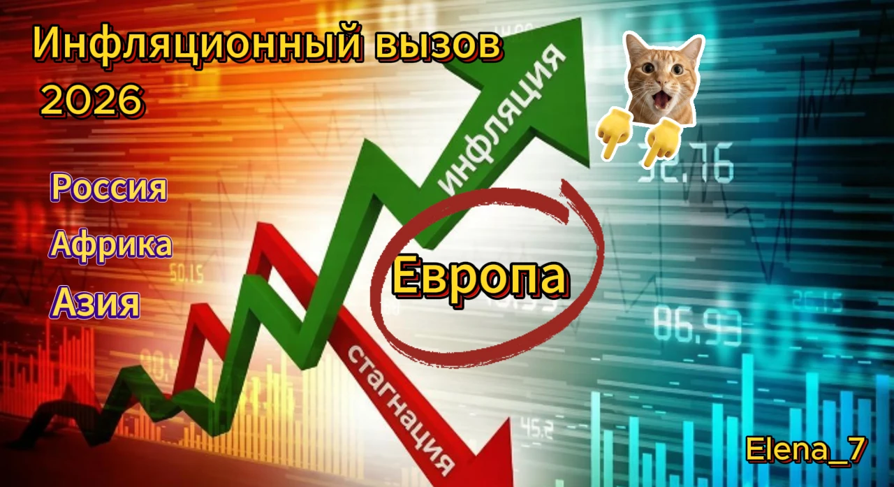 📉 Разрыв тренда В 2026 году мир столкнулся с неожиданным разворотом инфляционного тренда. По данным - изображение